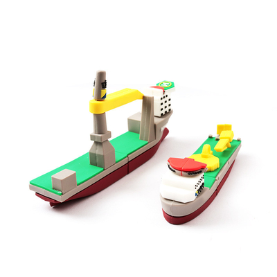 3D Copy Prawdziwy dysk USB z PVC Żaglowiec Dostosowane kształty
