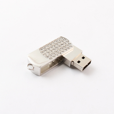 Dysk Flash USB PCBA 2.0 i 3.0 Crystal Srebrny Błyszczący Fast Speed