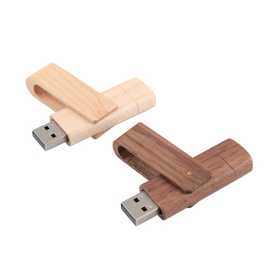 USB A i Typ c Drewniany napęd flash USB z interfejsem USB2.0/3.0 Typ szybkiego przekazywania danych