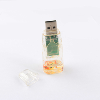 Plastikowy płyn USB Flash Drive Nasza strona Plastikowy wnętrze kaczki może być dostosowany