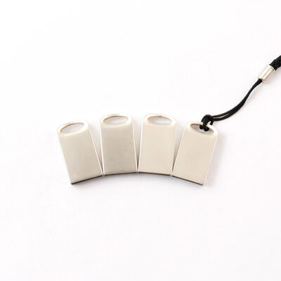 Metalowe USB z breloczkiem Metalowe logo USB Flash Drive Zgodnie z indywidualnym projektem