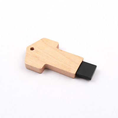 Klon Drewniany dysk flash USB w kształcie klucza Szybki odczyt 64 GB 128 GB 256 GB