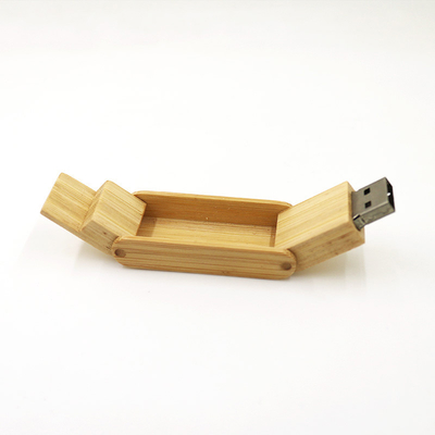 2.0 3.0 Spersonalizowane drewniane dyski USB 256 GB pełnej pamięci Zatwierdzone przez ROSH