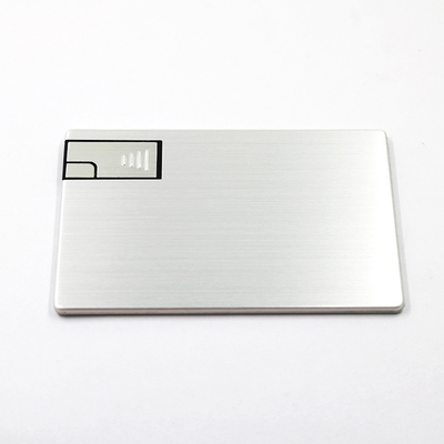 Zatwierdzone karty kredytowe USB Silver Metal 2.0 16 GB 32 GB ROSH