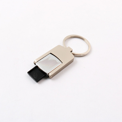 2.0 Metalowa pamięć flash USB UDP Flash Chip Srebrny korpus z brelokiem