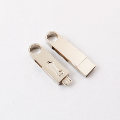 Metalowa pamięć USB OTG 3.0 Micro USB 128 GB 7 mm do korzystania z telefonu z systemem Android