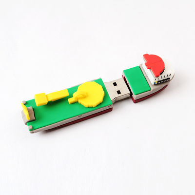 3D Copy Prawdziwy dysk USB z PVC Żaglowiec Dostosowane kształty