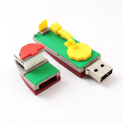 3D Copy Prawdziwy dysk USB z PVC Żaglowiec Dostosowane kształty