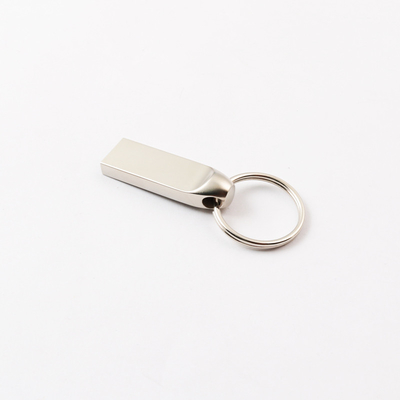 Srebrowy Mateń Metalowy Napęd USB 2.0 64GB 128GB 20MB/S Logo laserowe