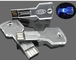 Przezroczysty, przezroczysty klucz akrylowy Pamięć flash USB 128 GB Zgodna ze standardem amerykańskim