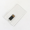 Przezroczyste tworzywo sztuczne Karta kredytowa Pamięć USB 2.0 128 GB 64 GB 15 MB / S