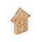 Niestandardowe logo w kształcie domu drewniany dysk flash USB z naturalnym drewnem dla prezentów biznesowych