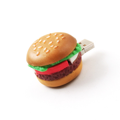 KFC McDonald's W kształcie hamburgera Niestandardowe napędy flash USB dla sztucznych produktów spożywczych