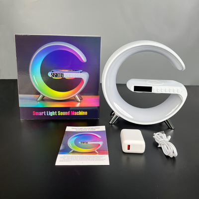 Z LED Z Zegarem Z Głośnikiem Z Bluetooth Bezprzewodowym Ładowarką Szybko 15W