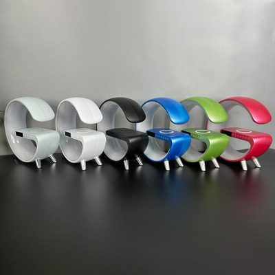 Z LED Z Zegarem Z Głośnikiem Z Bluetooth Bezprzewodowym Ładowarką Szybko 15W