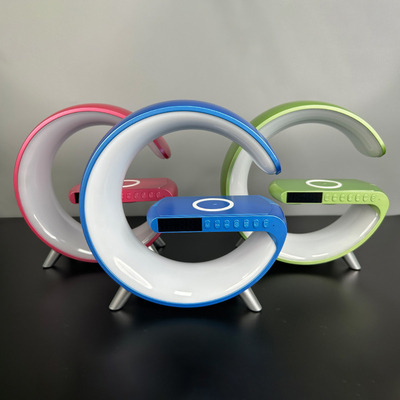 Z LED Z Zegarem Z Głośnikiem Z Bluetooth Bezprzewodowym Ładowarką Szybko 15W