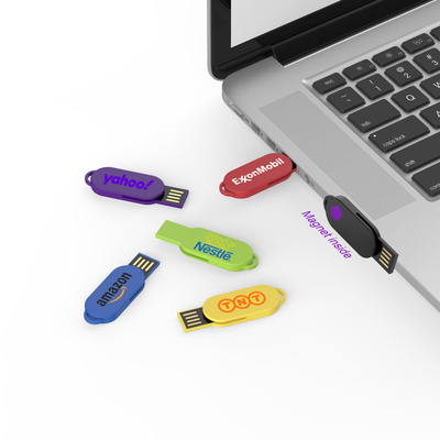 Działający błyszczący LED Crystal Light USB Drive z kompatybilnością z Windows / Mac / Linux