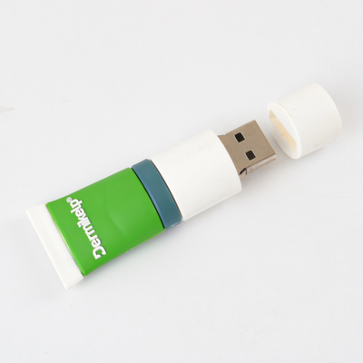 Drukowanie na ekranie jedwabnym Niestandardowe napędy flash USB z USB 2.0 Interfejs otwarty kształt według projektu klienta