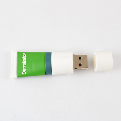 Drukowanie na ekranie jedwabnym Niestandardowe napędy flash USB z USB 2.0 Interfejs otwarty kształt według projektu klienta