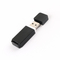Dostosowywalny czarno-biały gumowy węgiel USB dla prezentów i sprzedaży detalicznej