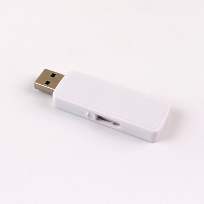 Czarno-biały plastikowy pamięć USB do recyklingu pełna pamięć napęd flash 1G-1TB