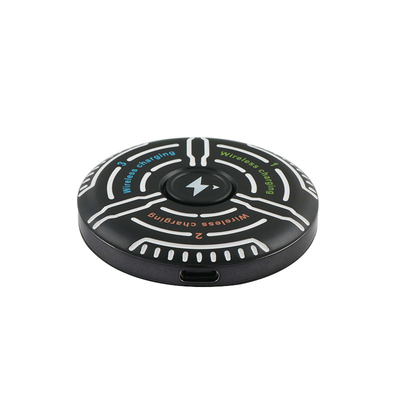 Wielofunkcyjny bezprzewodowy ładowarka wsparcie pudełko Drukowanie logo Fidget Spinner wskaźnik światła