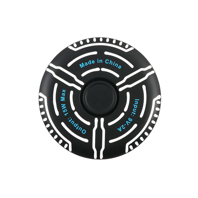 Wielofunkcyjny bezprzewodowy ładowarka wsparcie pudełko Drukowanie logo Fidget Spinner wskaźnik światła
