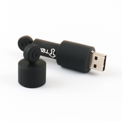 Zaszyfrowanie danych okrągłe urządzenia USB flash drive PVC/Silicone