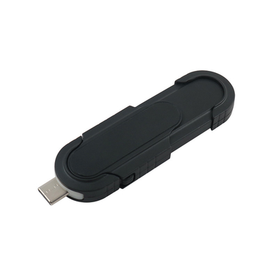 Kompaktowe czarne napędy flash USB z funkcją Plug and Play