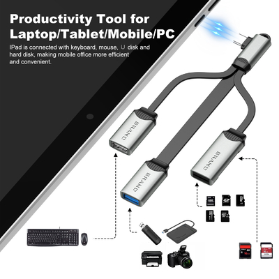 Kabel USB Hub do odczytu i kopiowania