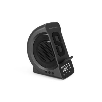 Z Bluetooth Speaker bezprzewodowy ładowarka z zegarem i szybkim ładowarką