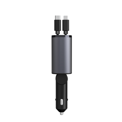 Przystępny ładowarka samochodowa 5V/3A z wyjściem USB-C o mocy nominalnej MAX 120W