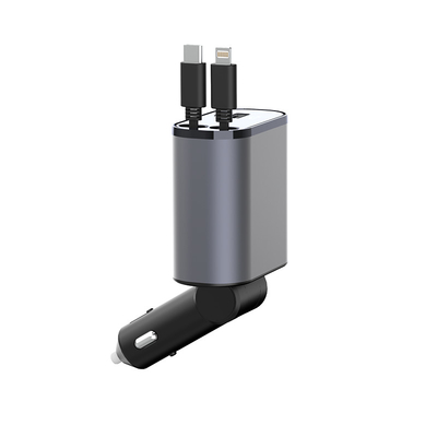Przystępny ładowarka samochodowa 5V/3A z wyjściem USB-C o mocy nominalnej MAX 120W