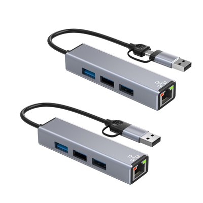 Kompaktowy adapter USB C Hub Laptop Usb Port Expander Usbc Hub Do szybkiego przesyłania danych