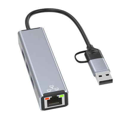 Kompaktowy adapter USB C Hub Laptop Usb Port Expander Usbc Hub Do szybkiego przesyłania danych