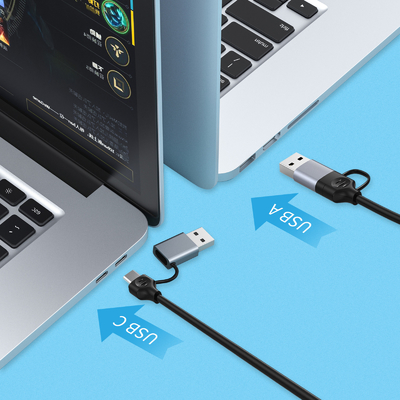 Kompaktowy adapter USB C Hub Laptop Usb Port Expander Usbc Hub Do szybkiego przesyłania danych