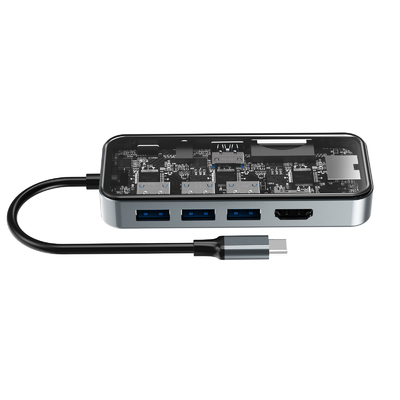 Profesjonalny Aluminium Card Reader Hub dla Zwiększonego Przepływu Roboczego