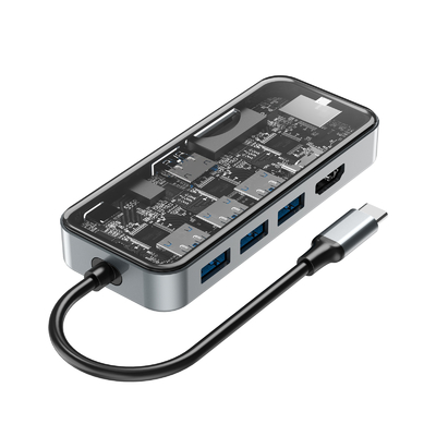 Profesjonalny Aluminium Card Reader Hub dla Zwiększonego Przepływu Roboczego