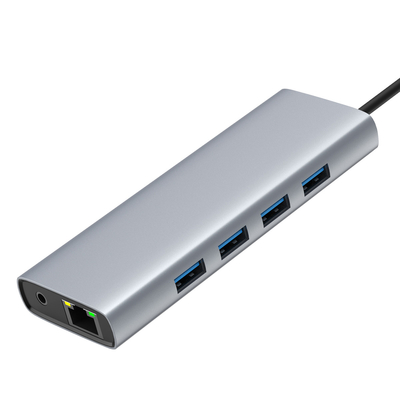 Szybki aluminiowy wielo-port HDMI Hub i USB dla zwiększonej łączności