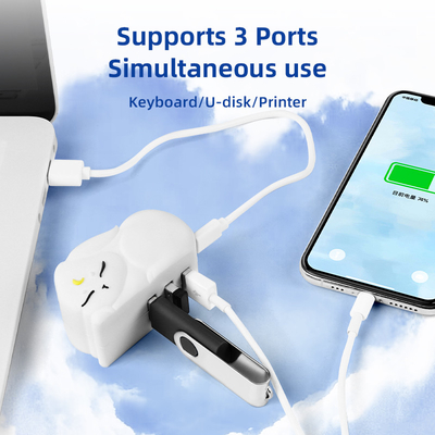 USB PVC Fast Reading Hub Tf Card Reading Hub z szybkim transferem danych i czytnikiem kart pamięci