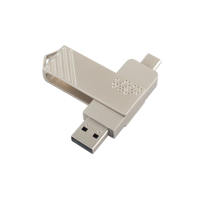 Metalowy typ C Twist w kształcie Fast Speed USB Flash Drive 3.0 i USB 2.0 i typ C