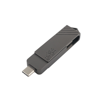 Metalowe napędy flash USB typu C w kształcie skrętu szybka prędkość może być używana przez telefon bezpośrednio