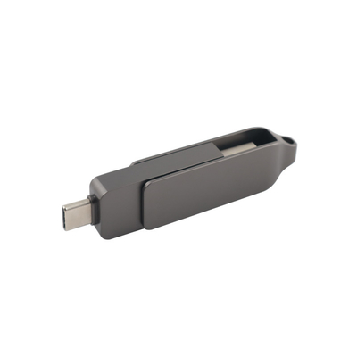 Broń Czarny Metal Typ C USB Flash Drives Twist Shaped Fast Speed 3,0 i 3.0