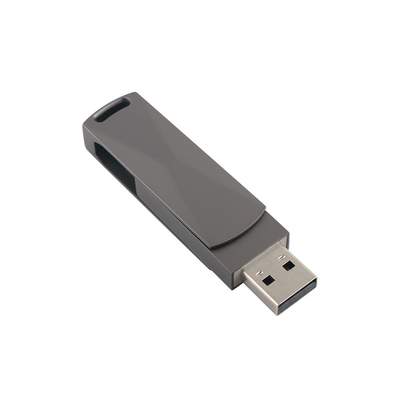 Pistolet Black Metal Type C USB Flash Drive z szybką prędkością 3.0 i 3.0 Twist Shape