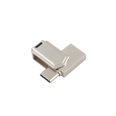 13 g łącznika cynkowego USB 3.0 i pamięci typu C z hasłem danych i logo USB laserowe
