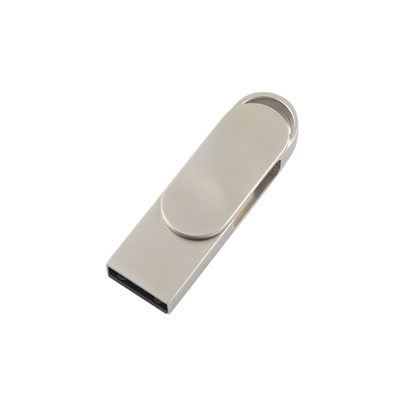 Wodoszczelny metalowy dysk flash USB PD ze srebrnym USB 2.0 USB 3.0 i typem C