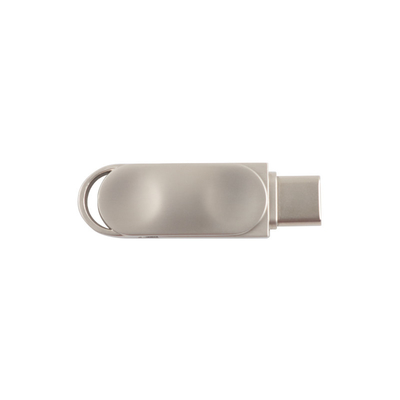 Wodoszczelny metalowy dysk flash USB PD ze srebrnym USB 2.0 USB 3.0 i typem C