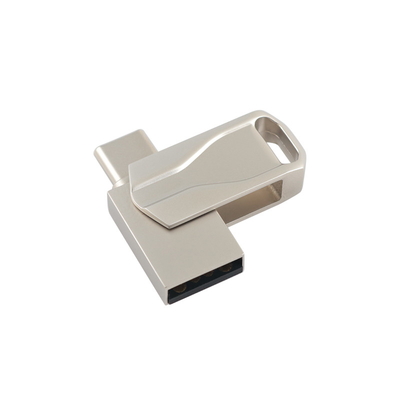 USB 2.0 i typ C Metal Flash Drive Druk lub logo laserowe do łączenia i zabezpieczania danych