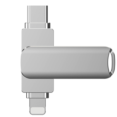 2 w 1 dysk flash USB z hasłem i trwałym metalowym obudową