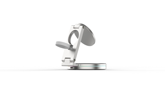 360 stopni obrotowy 15W magnetyczny bezprzewodowy ładowarka z kablem typu C 98.3*24.7*95.8mm